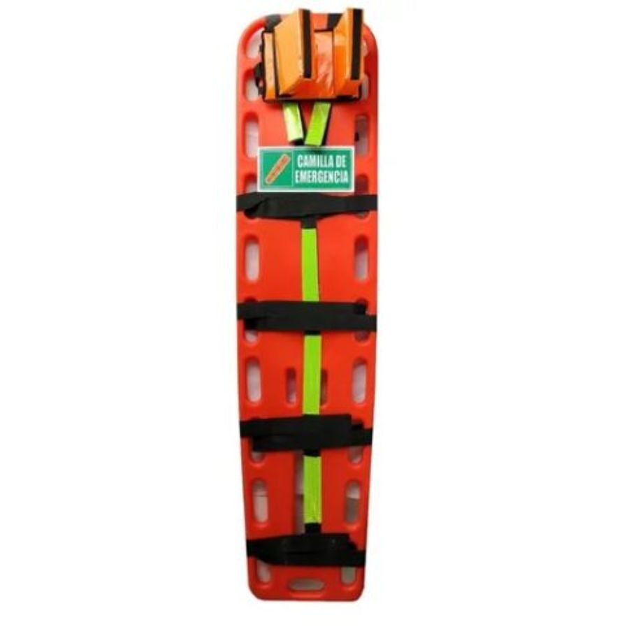 Tabla de Rescate con Arnes (camilla miller) en PP con Inmovilizador