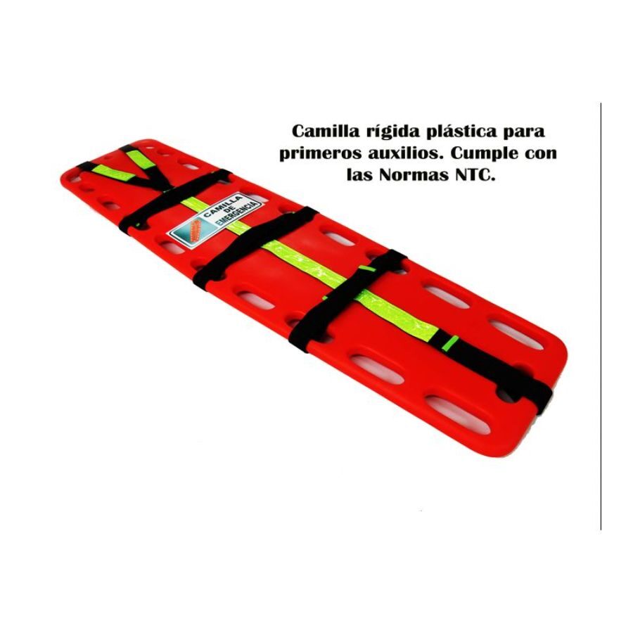 Tabla de Rescate con Arnes (camilla miller) en PP sin Inmovilizador