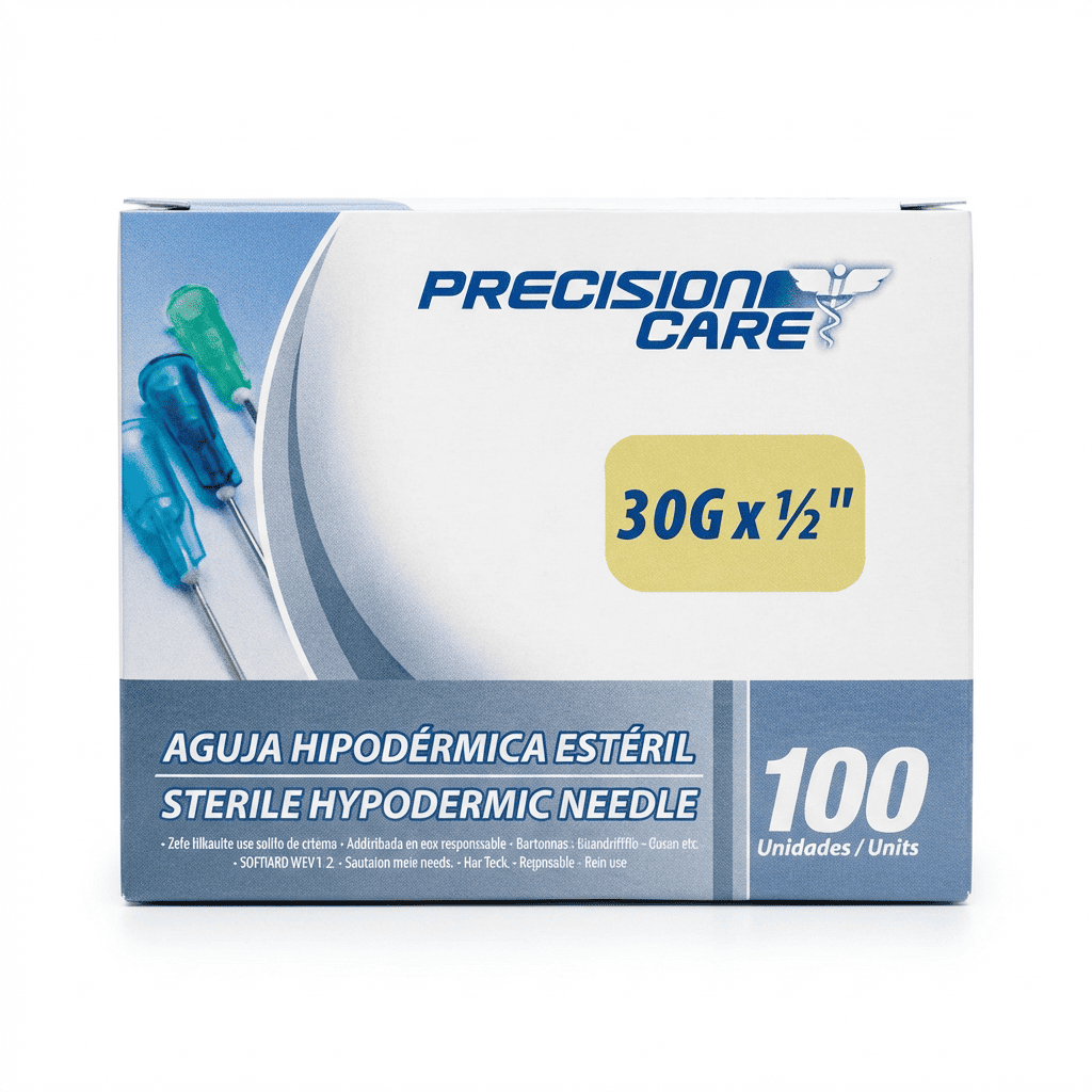 Agujas hipodermicas de 30g x 100