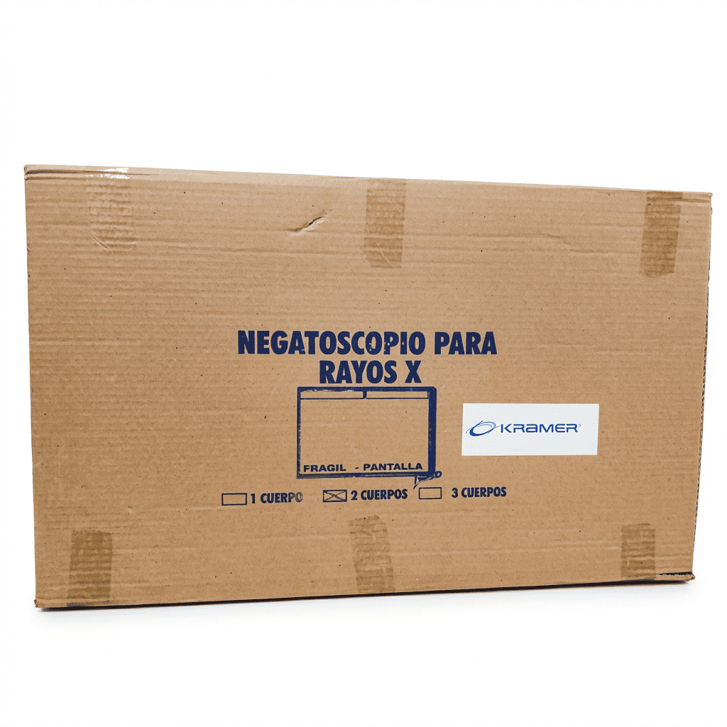 Negatoscopio metálico de 2 cuerpos