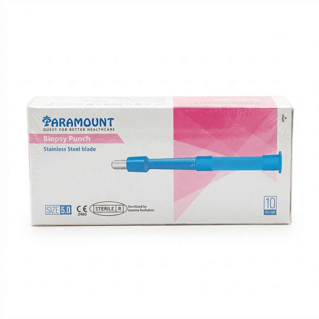 PUNCH PARA BIOPSIA DERMATOLÓGICA x UNIDAD de 4.0mm - 5.0mm PARAMOUNT
