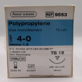 POLYPROPYLENE 4-0 CAJA x 12 UDS