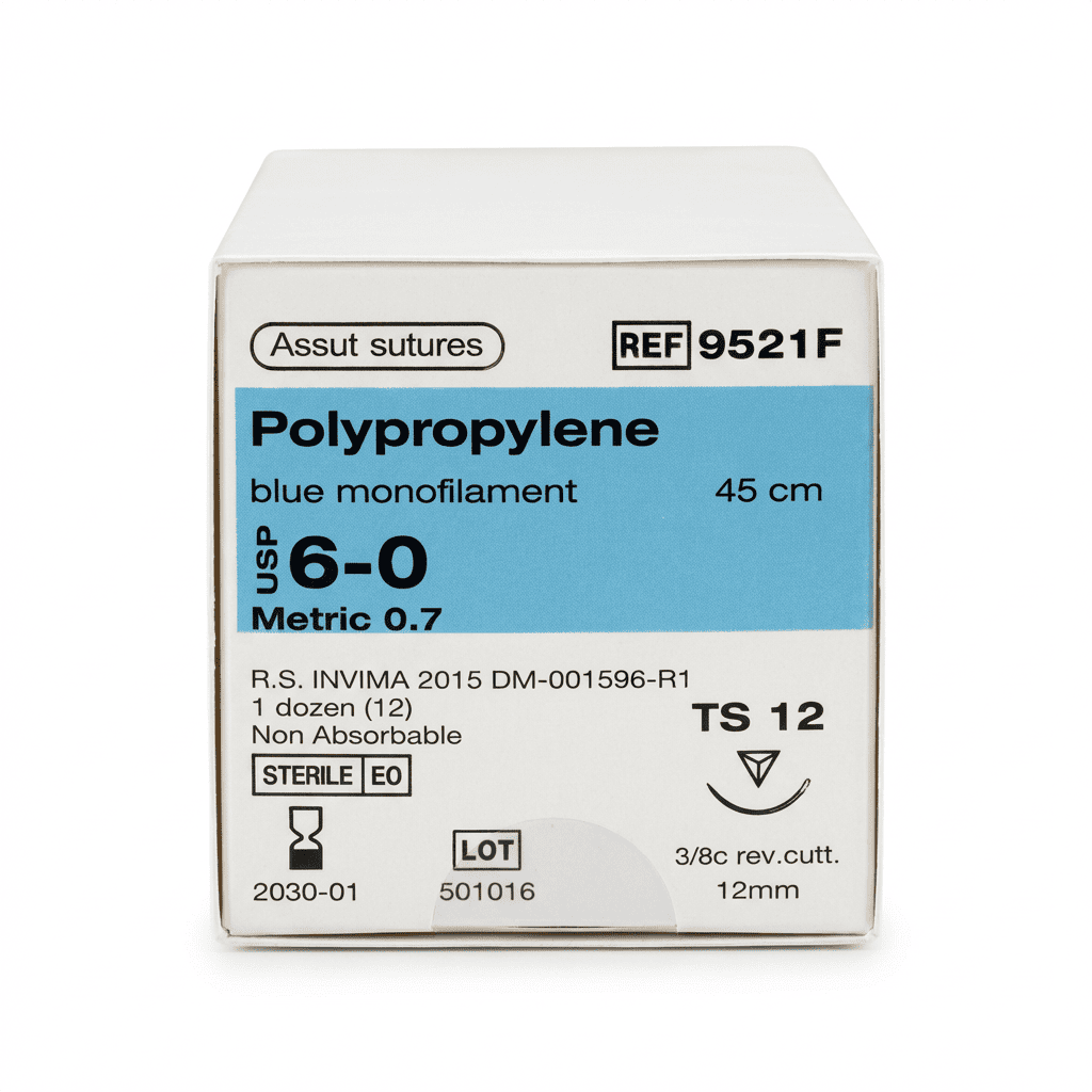POLYPROPYLENE 6-0 x UNIDAD