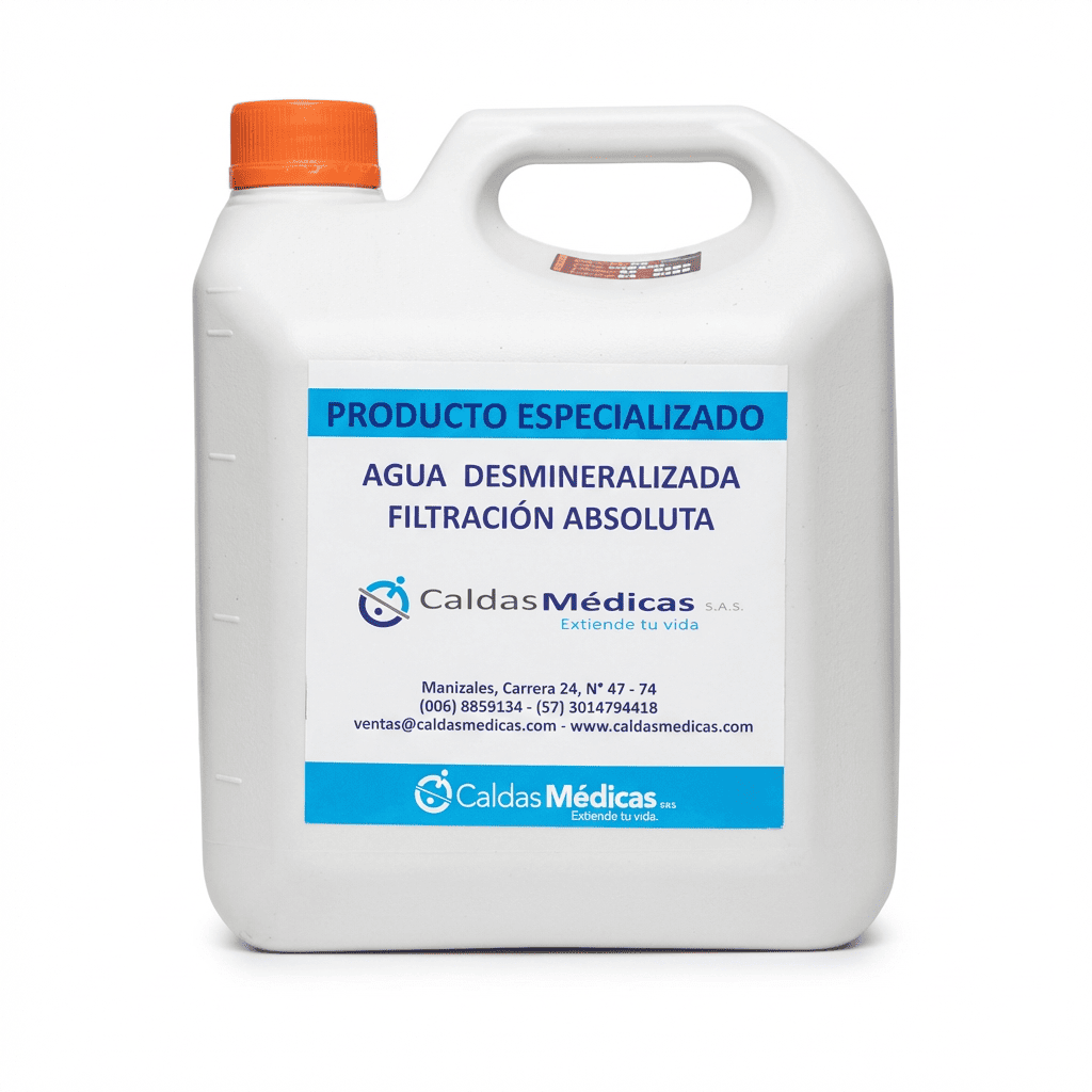 Agua desmineralizada-caldasmedicas