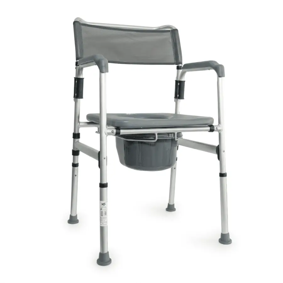 COMODO SANITARIO PLEGABLE EN ALUMINIO