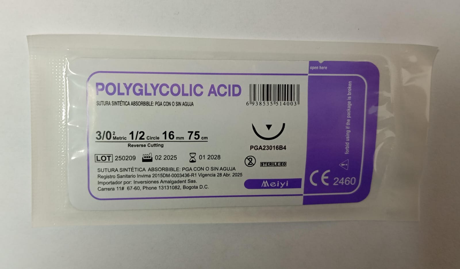 POLYGLYCOLIC ACID 3/0