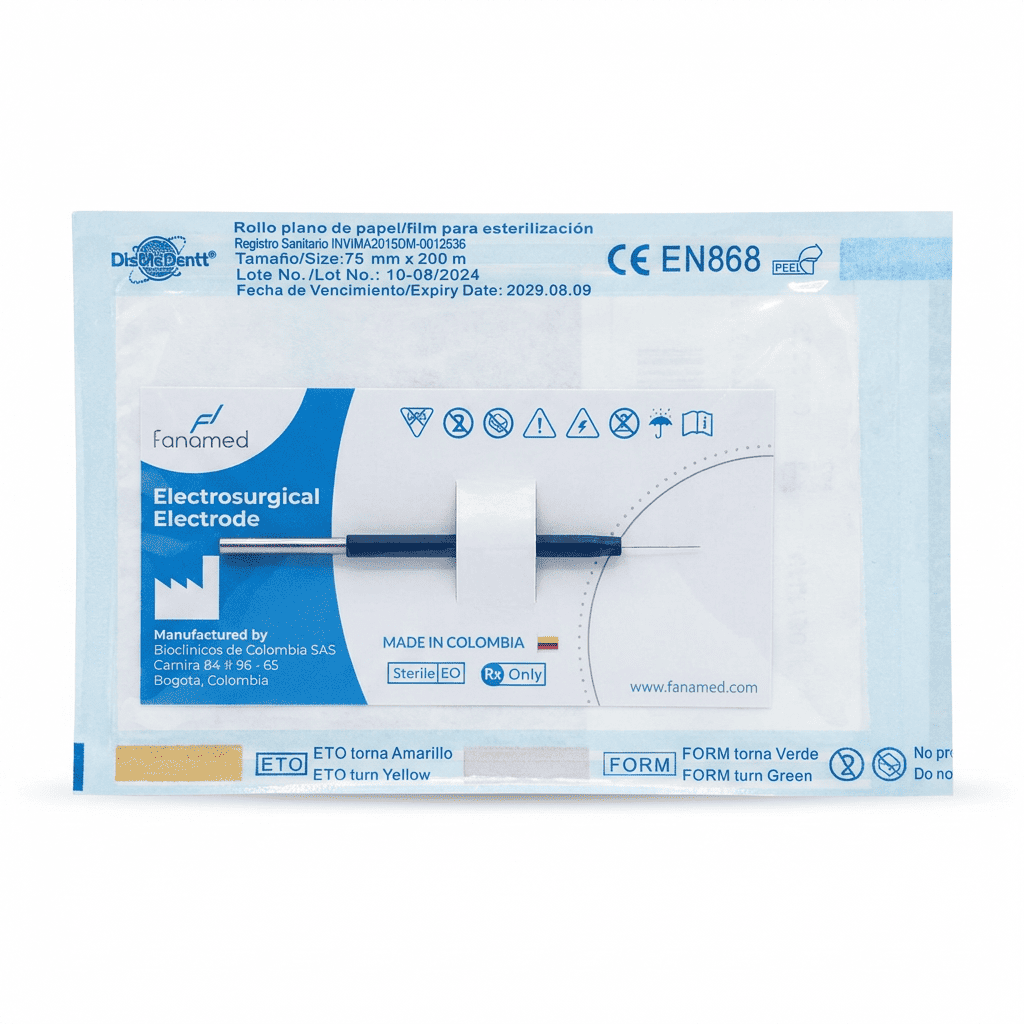 Punta para electrobisturí de aguja fina