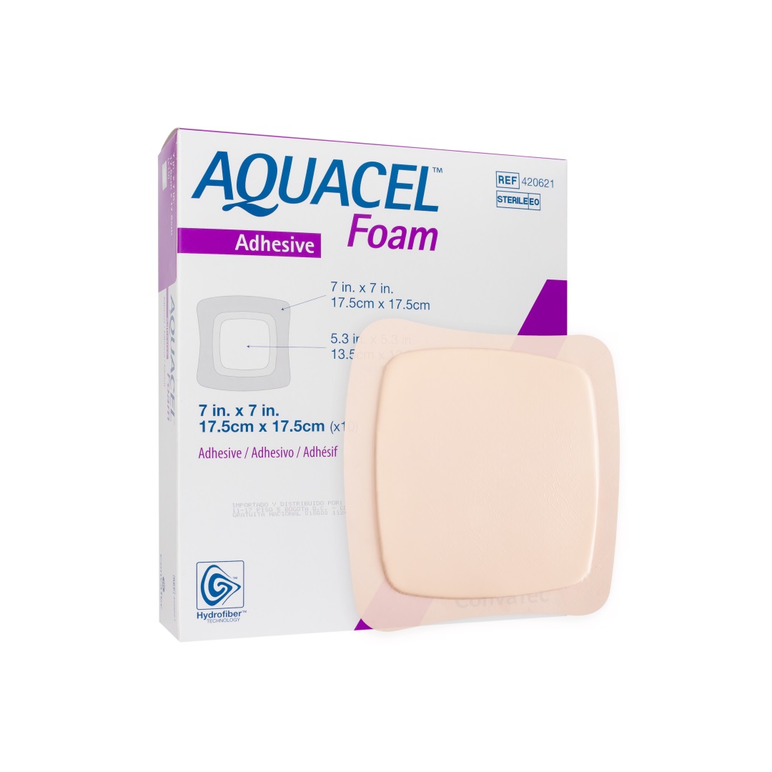 AQUACEL FOAM PANSEMENT MOUSSE 17.5 CM X 17.5 CM 7"X 7"